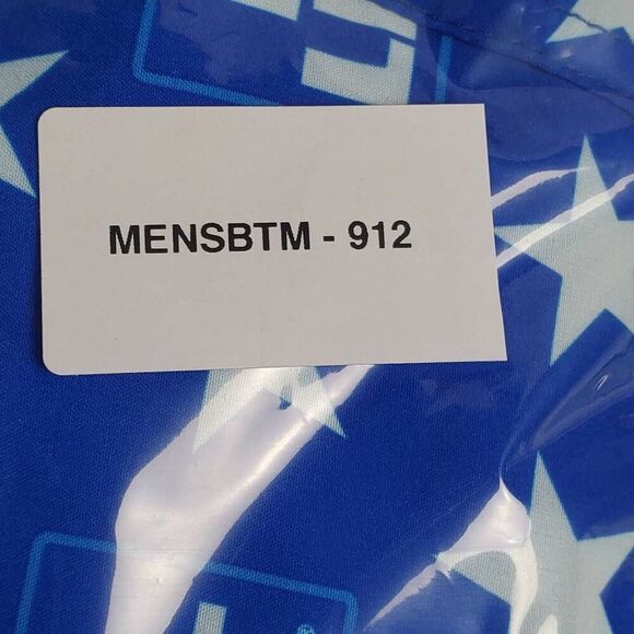 Bud Light Men's Swim Trunks Blue Star Logo Board Shorts 2XL 44/46 Lined Drawstri - Picture 9 of 9